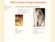 Tablet Screenshot of mimiscustomdesign.com